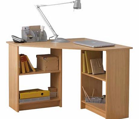 Unbranded Malibu Corner Office Desk - Oak Effect