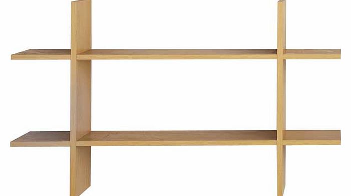 The contemporary Malibu interlocking wall mountable shelf comes in an eye-catching design that would suit any living room or bedroom. It is both a practical and stylish storage solution to display your ornaments or picture frames. Unit size H59.5. W8