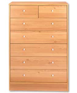 Malibu Pine 5 plus 2 Drawer Chest