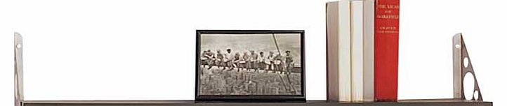 Unbranded Malibu Wall Mountable 2 Way Shelf - Black