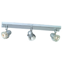Mano 3 Light Spot Light Satin Silver Effect
