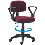 Manual Typist Chair-Burgundy