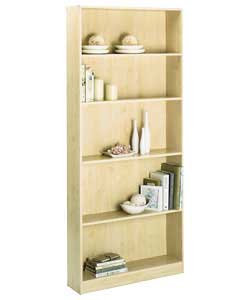 Maple Tall Wide Bookcase