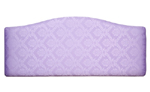 Unbranded Marbella Damask 2and#39;6 Headboard - Lilac