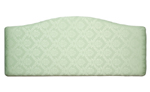 Unbranded Marbella Damask 4and#39;0 Headboard - Light Green