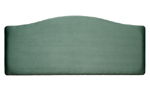 Unbranded Marbella Faux Suede 4and#39;0 Headboard - Conifer
