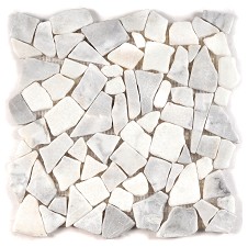 Unbranded Marble White Fragment Mosaic