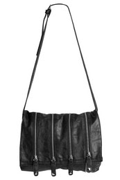 Unbranded Marcia multi zip front cross body bag