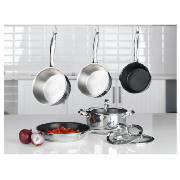 Unbranded Marco Pierre Stainless Steel 5 Piece Pan Set