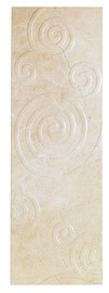 Unbranded Marfil Cream Spiral Decor - Large Spiral