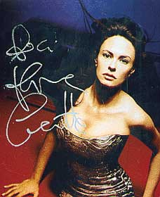 Maria Grazia Cucinotta autograph