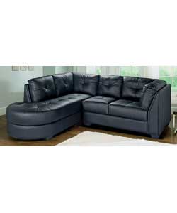 An attractive, comfortable and durable structure upholstered in corrected grain leather.Foam-filled