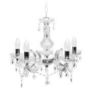 Unbranded Marie Therese Five Light Ceiling Fitting Chrome