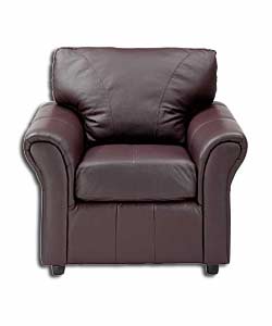 Chair Seat Leather Brown