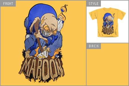 Unbranded Maroon (Gravedigger) T-shirt imp_SSTMARGRD1