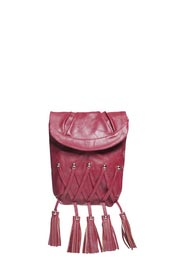 Unbranded Marrianne Lace Up Tassle Detail Cross Body Bag