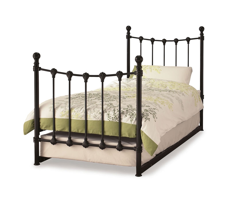 Unbranded Marseilles Black Single Guest Bed