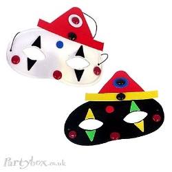 Mask - Character - Clown - Assorted colours