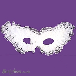Mask - Fancy - Grand Ball - White