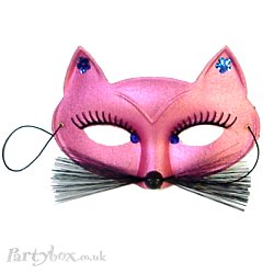 Mask - Persian Cat - Pink