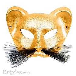 Mask - Puma - Assorted Gold or Silver