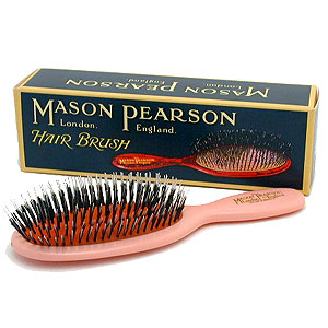 Mason Pearson Pocket Bristle Nylon Hairbrush Pink BN4 - Size: Single Item