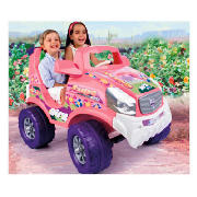 Double the fun with this 2 seater jeep - operates with motor and 12v rechargeable battery. Battery a