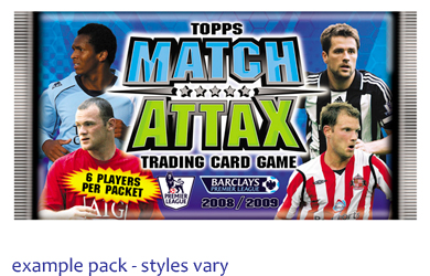 Unbranded Match Attax Trading Card Game 08/09
