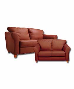 Brown Chocolate Tan Couch Settee Sofa