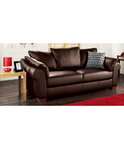 Unbranded Mattheo Large Sofa - Chocolate