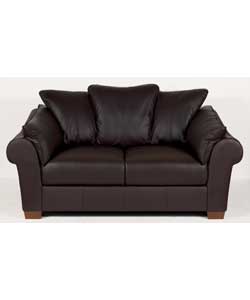 Unbranded Mattheo Regular Sofa - Chocolate