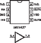 MAX4427CPA Dual High-Speed MOSFET Driver (