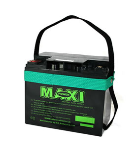 Unbranded Maxi Power Golf Battery 12V - 26Ah (18 Hole)