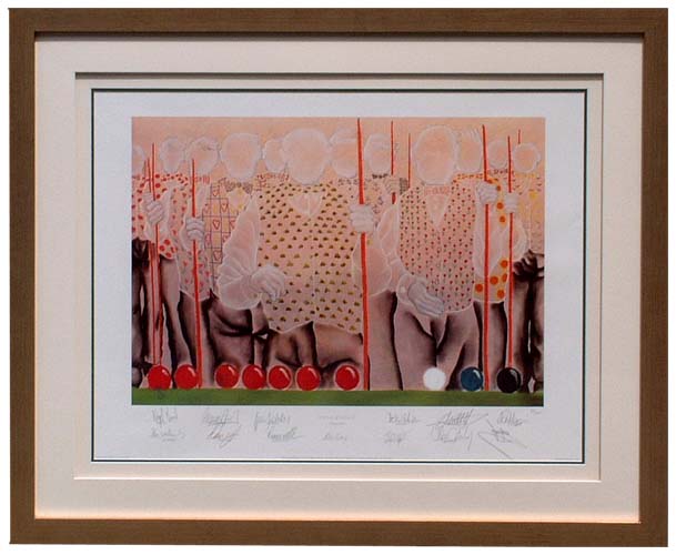 Unbranded Maximum Break - Mackenzie Thorpe Lithograph signed by 12