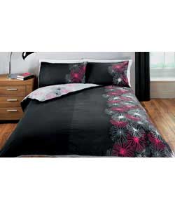 Maya Double Duvet Cover Set - Grey