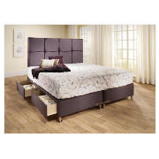 Unbranded MayfairSuper King 4 Drawer Divan Bed Base, Steel