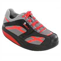 Unbranded MBT M Walk Ladies Black And Red Training Shoe