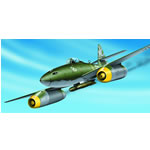 Unbranded ME-262A Messerschmitt Luftwaffe `White 8`