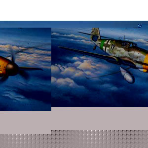Me Bf 109 G-10 plastic kit from German specialists Revell. The Bf 109 fighter was built in the highe