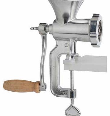 Mince your own meat with this stainless steel Living Meat Mincer. Stainless steel. Size H27. W17. D10. . EAN: 1452633.