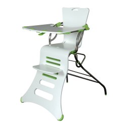 Unbranded Mebby K1 Highchair White with Lime