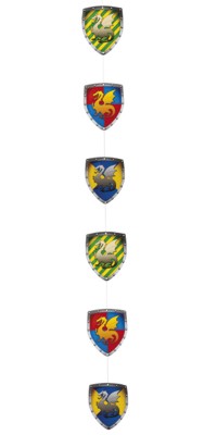 Unbranded Medieval Knights and Dragons: Hanging Decoration