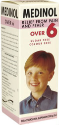 Medinol Over 6 Paracetamol Oral Suspension 200ml