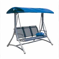 Mediterranean Swing Bench Blue