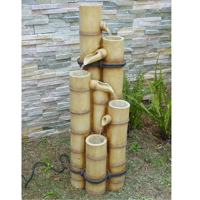 Unbranded Medium Bamboo Poles Water Feature