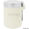 Unbranded Medium Cream Ceramic Storage Canister With