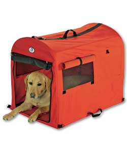 Made from tough red wipe clean nylon, this pet home keeps your pet secure whilst travelling or at