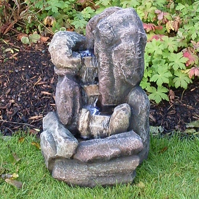 Unbranded Medium Four Falls Granite Boulder