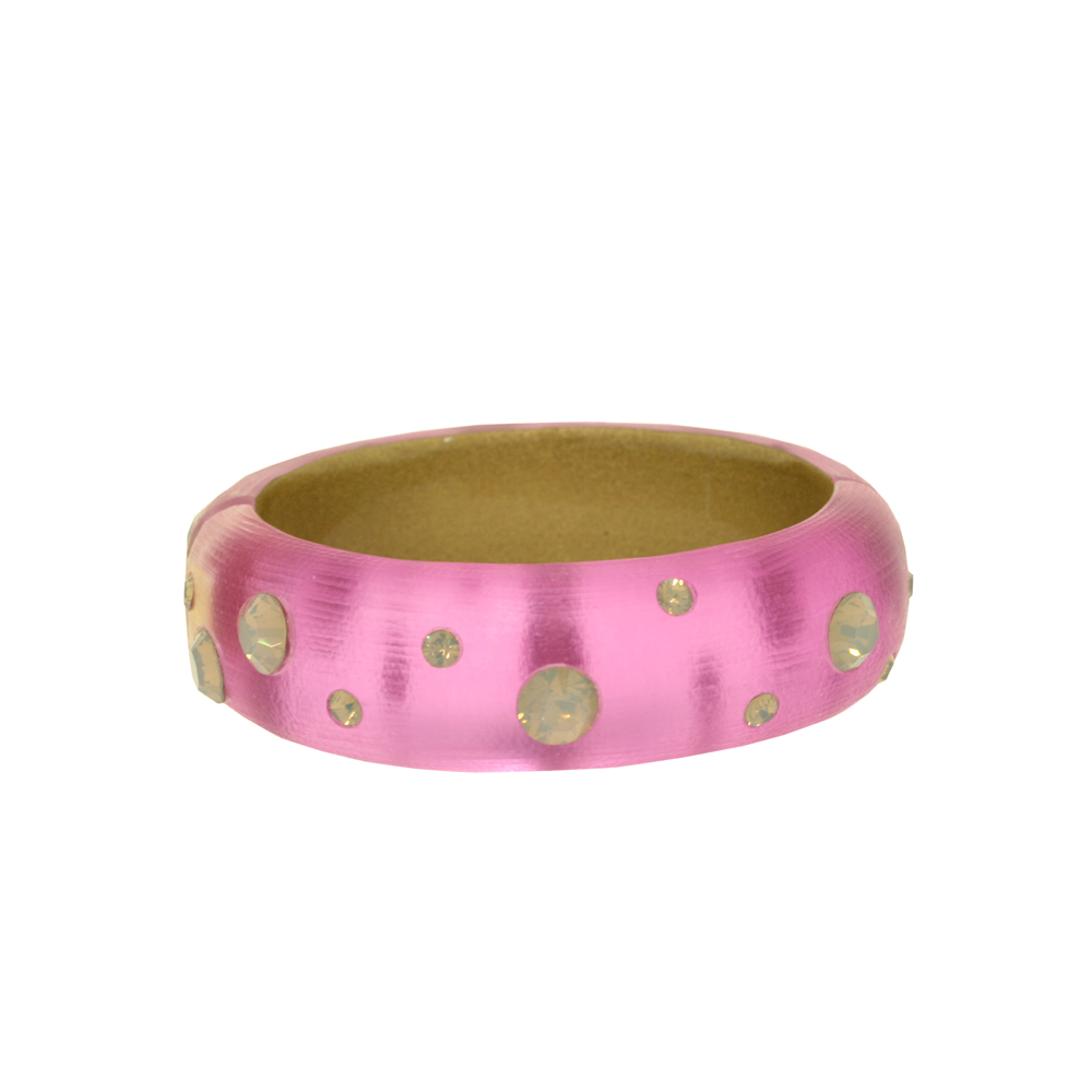Unbranded Medium Twilight Hinge Bangle - Fuchsia