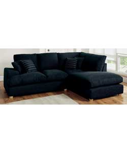 Unbranded Megan Right Hand Corner Group - Black